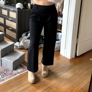 Black Wide-Leg Pants